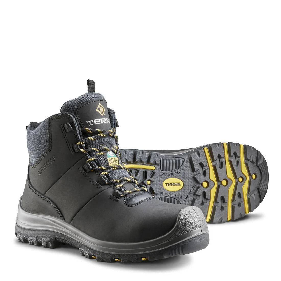 Women's Findlay 6 Pr Wp Composite-Toe Work Boot Black - Image 8