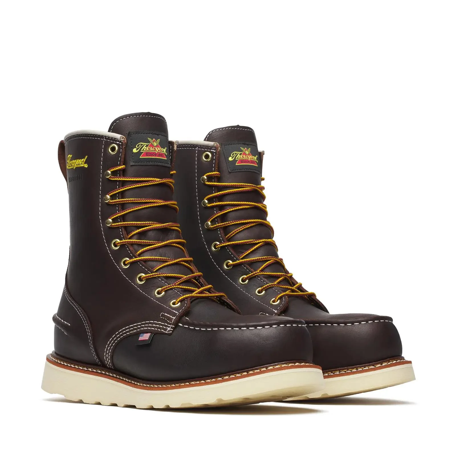 1957 Series 8" Waterproof Steel-Toe Moc Toe Boot with Maxwear Wedge Briar Pitstop - Image 2