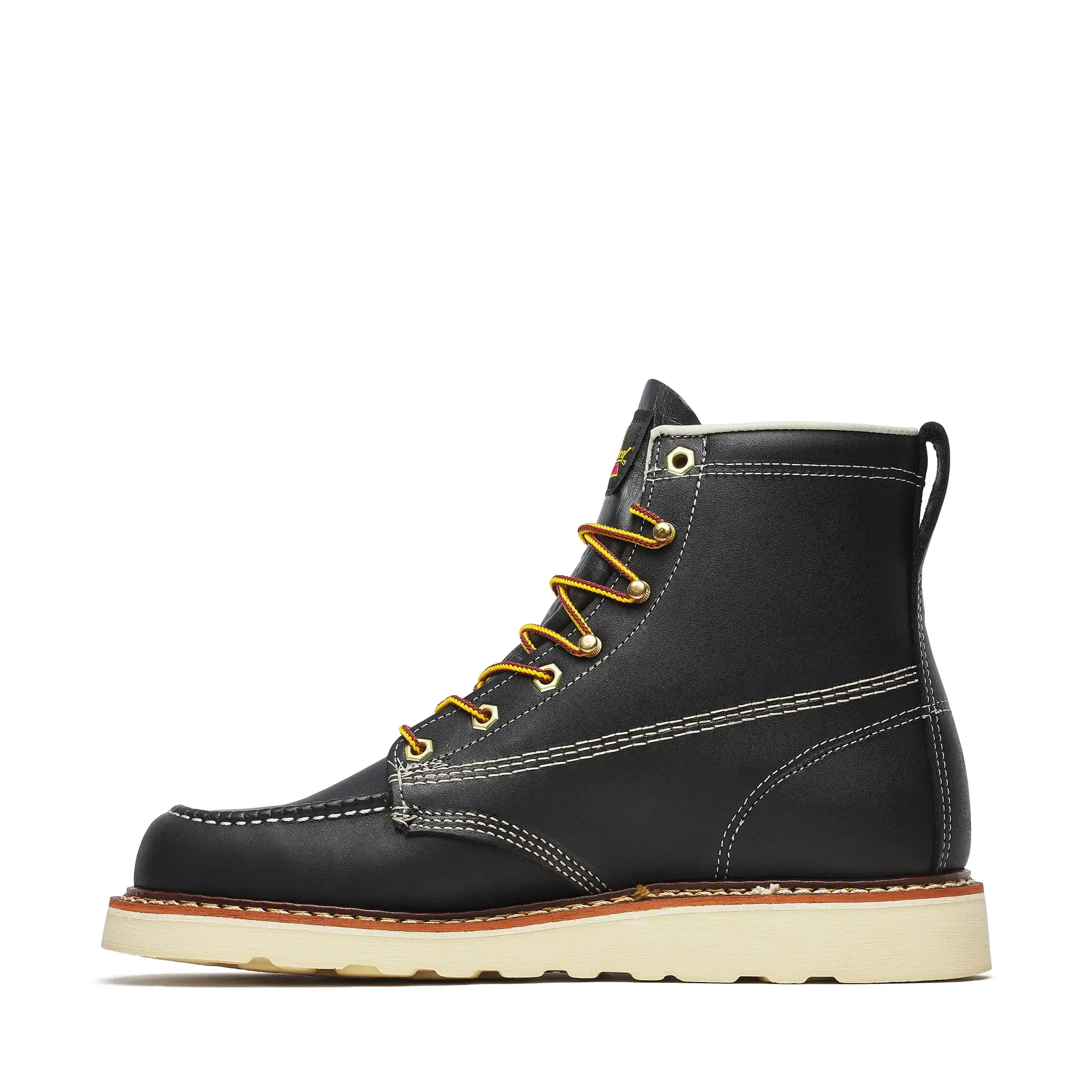American Heritage 6" Moc Toe Boot Maxwear Wedge Black - Image 5