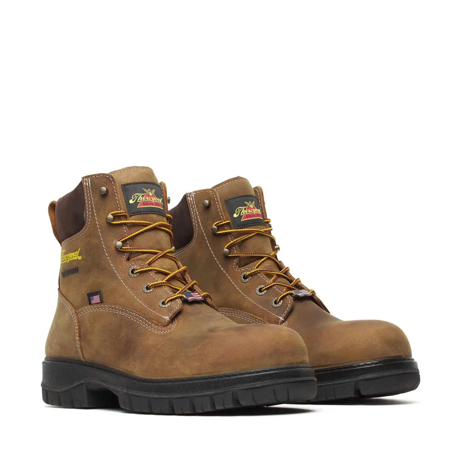 Genesis Series 6" Nano Toe Waterproof Boot Chestnut - Image 2