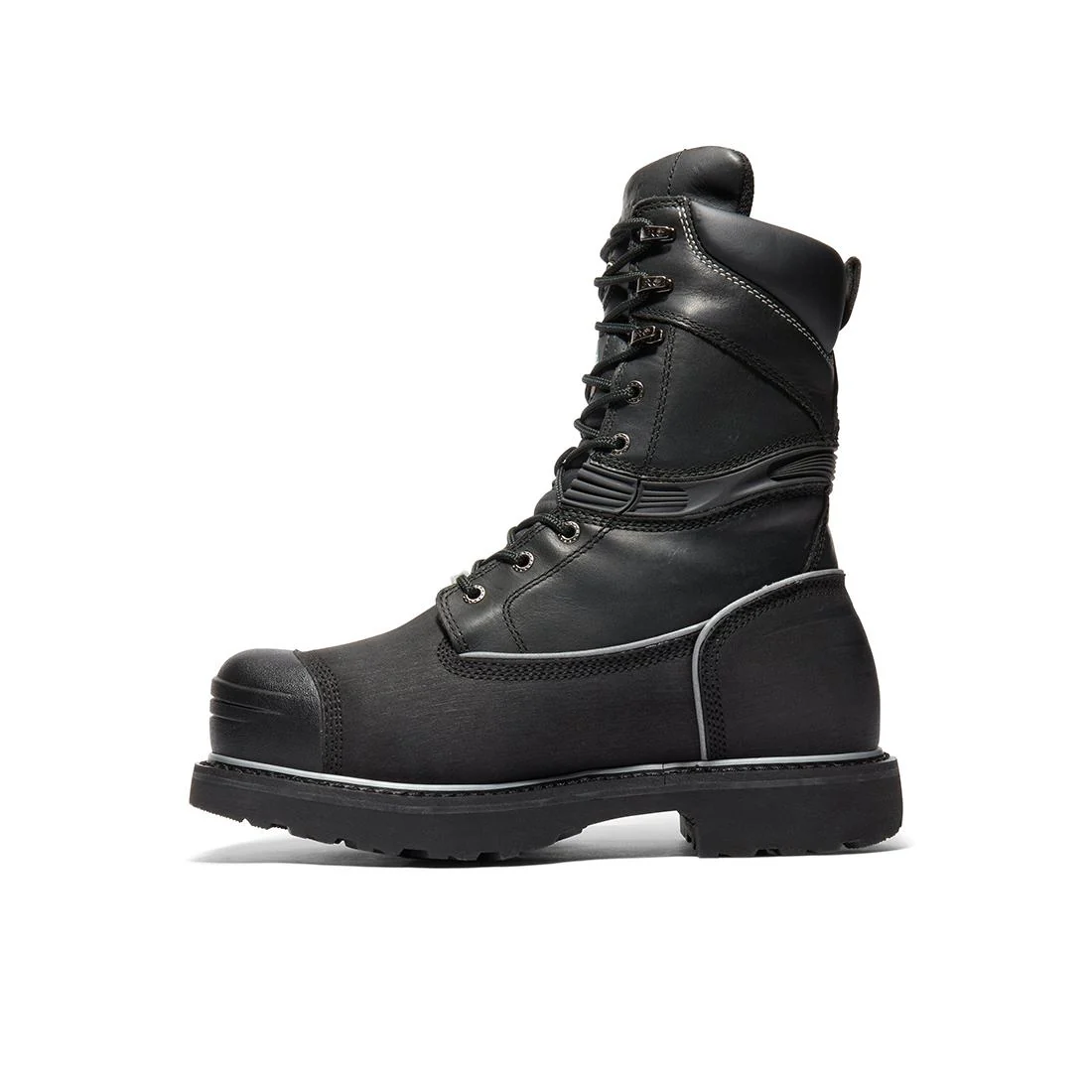 Gravel Pit Img 10-Inch Waterproof Met Guard Steel-Toe Work Boot Sp Ins 400G Black - Image 9
