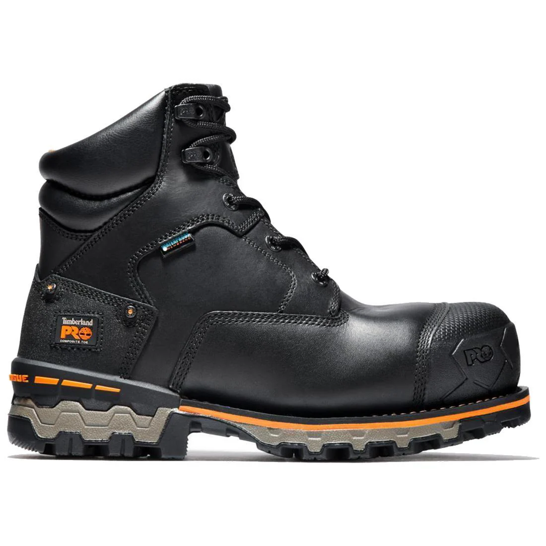 Boondock 6 Inch Composite-Toe Waterproof Work Boot Black