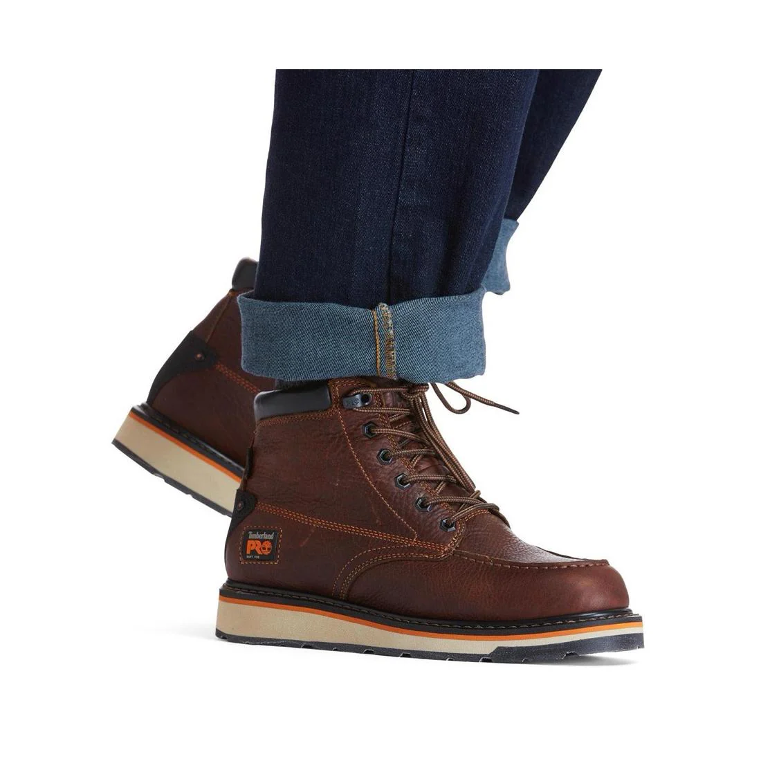 Gridworks 6 Inch Soft-Toe Waterproof Boot Brown - Image 8