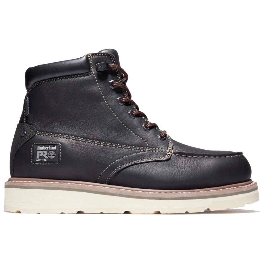 Gridworks 6 Inch Soft-Toe Waterproof Boot Black