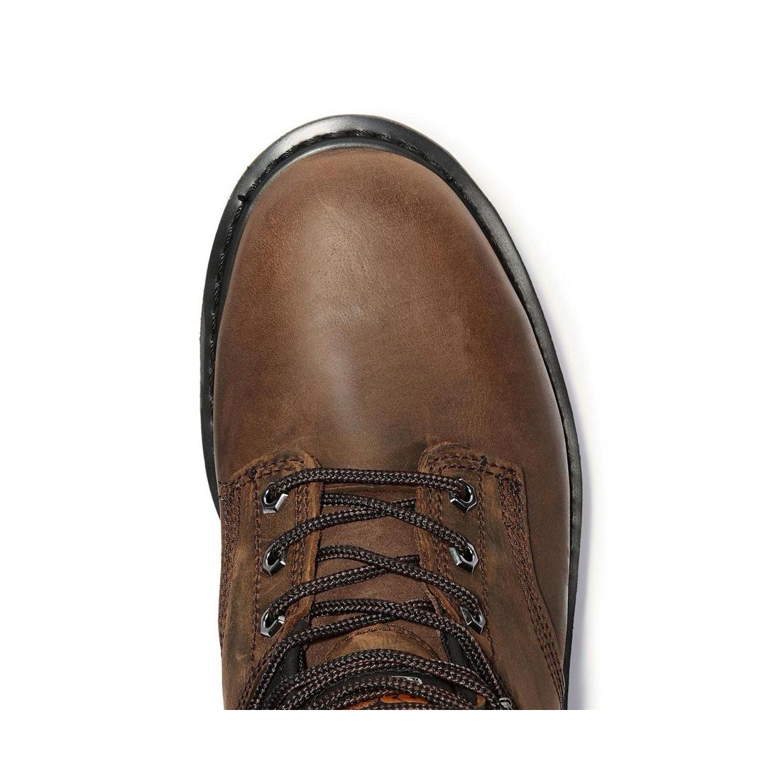 Pit Boss 6 Inch Steel-Toe Work Boot Brown - Image 8