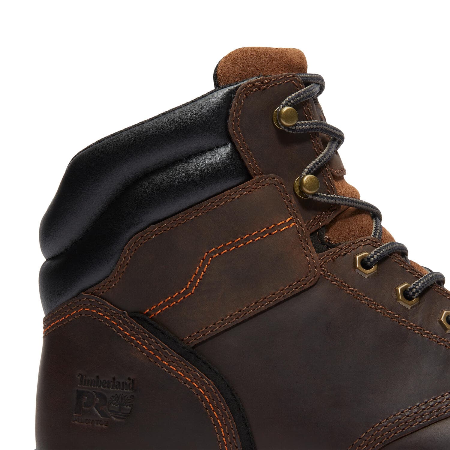 Tasker 6 Inch Alloy Toe Work Boots Black amd Brown - Image 7
