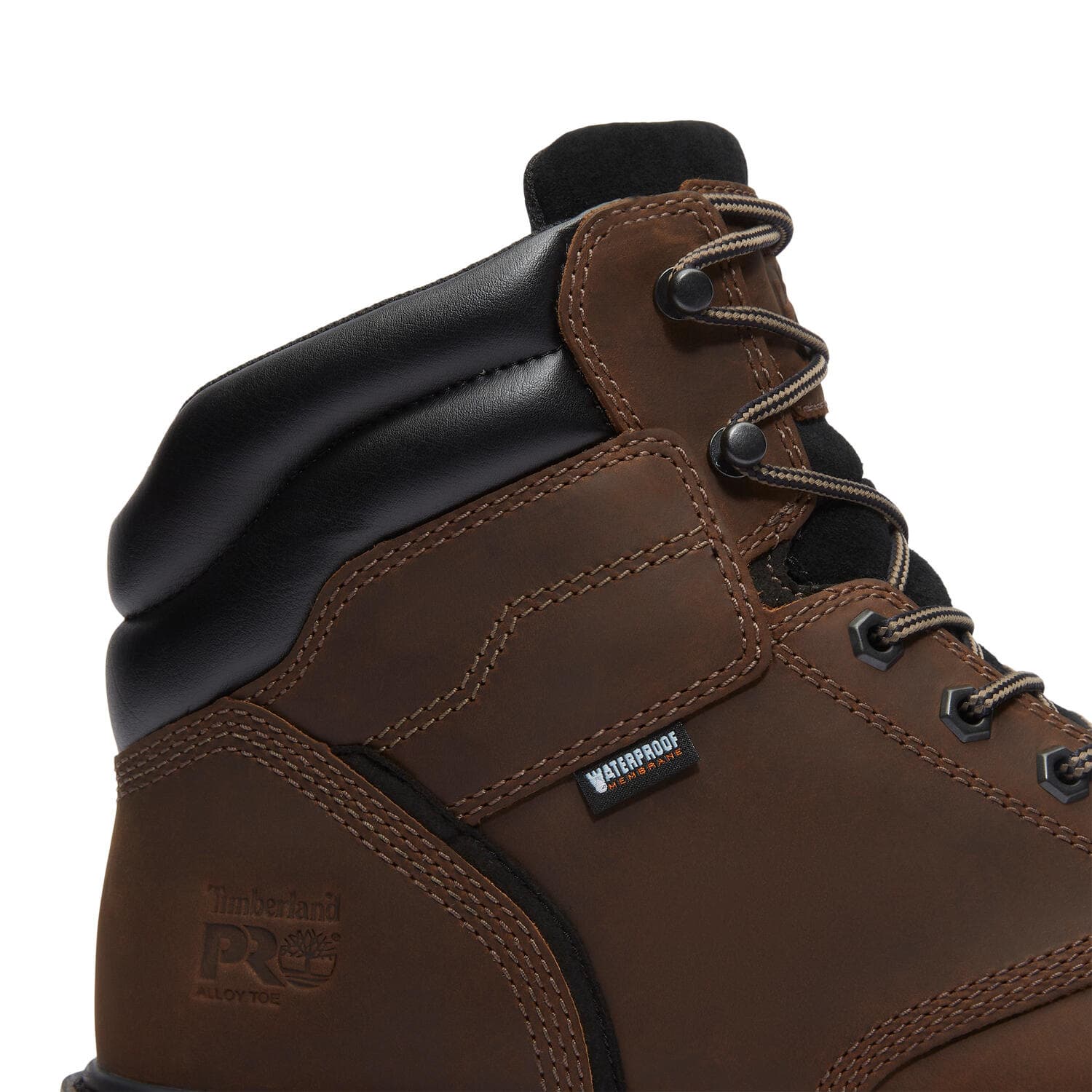 Tasker 6 Inch Alloy Toe Waterproof Work Boots Brown and Wheat - Image 15