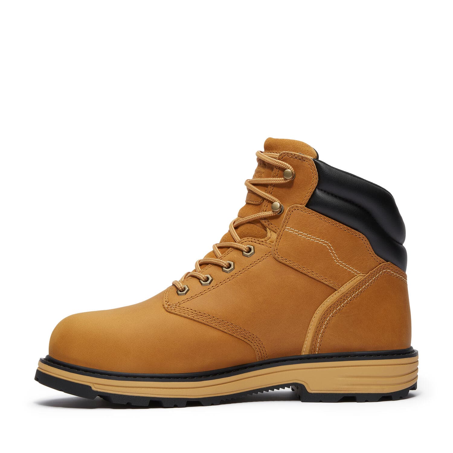 Tasker 6 Inch Alloy Toe Waterproof Work Boots Brown and Wheat - Image 4