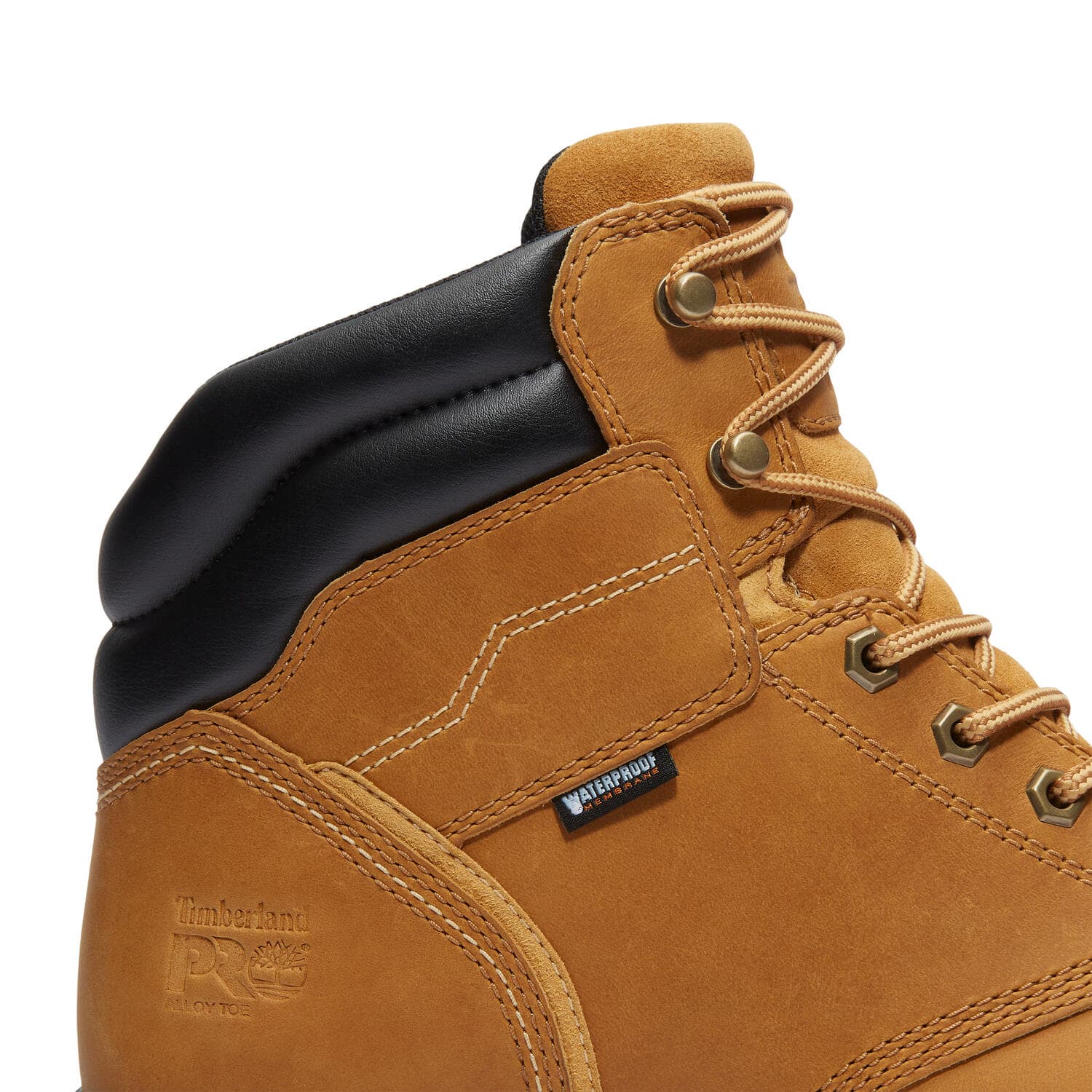 Tasker 6 Inch Alloy Toe Waterproof Work Boots Brown and Wheat - Image 7