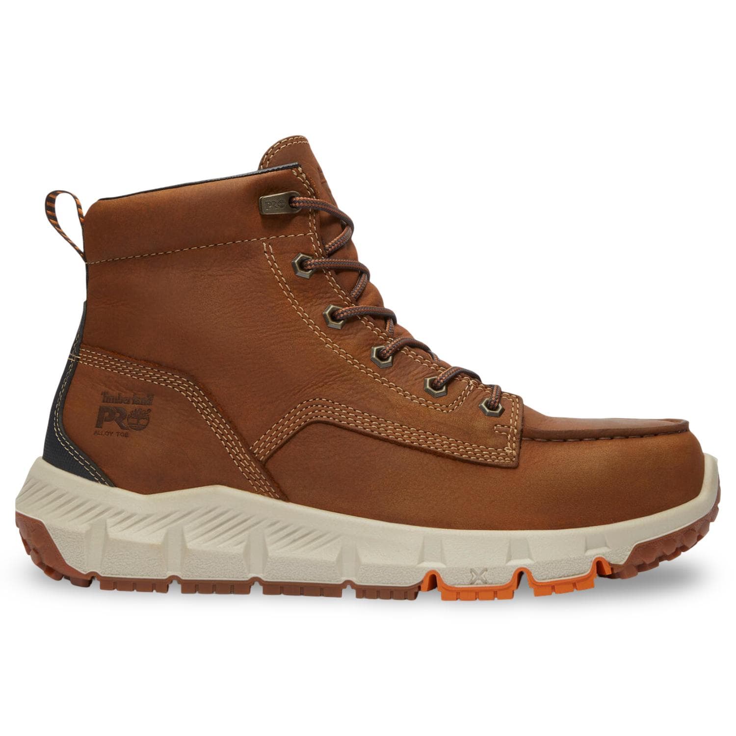 Tempe 6 Inch Alloy Toe Work Boots Brown