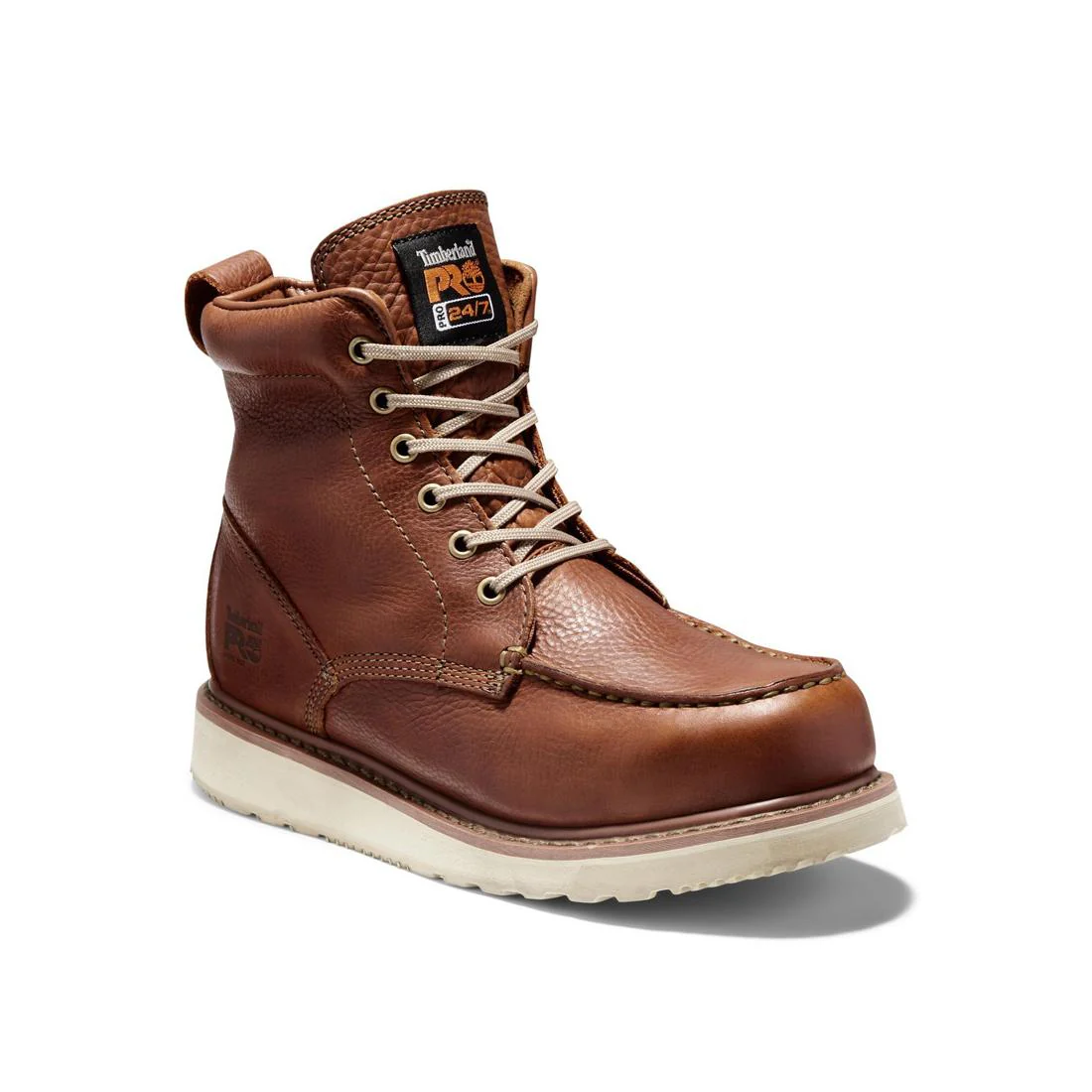 Wedge 6 Inch Soft-Toe Boot Brown - Image 2