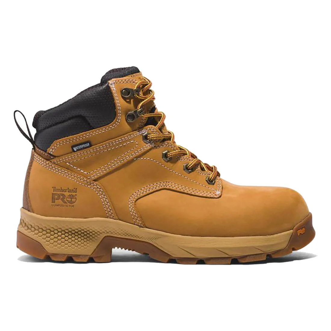 Titan Ev 6 Inch Composite-Toe Waterproof Work Boot Wheat