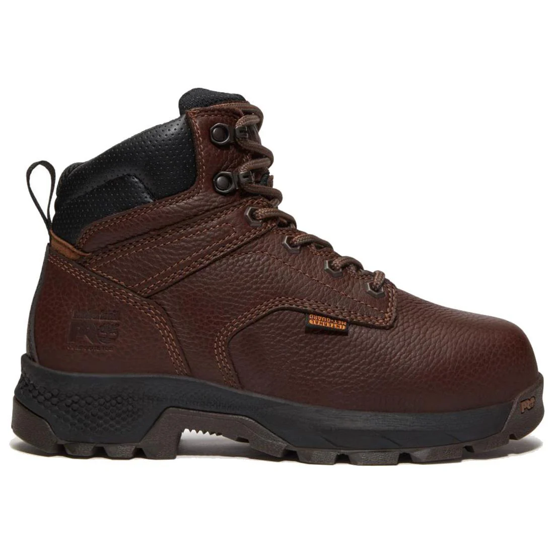 Titan® EV Women's Internal Met Guard 6-Inch Composite-Toe Work Boot Brown