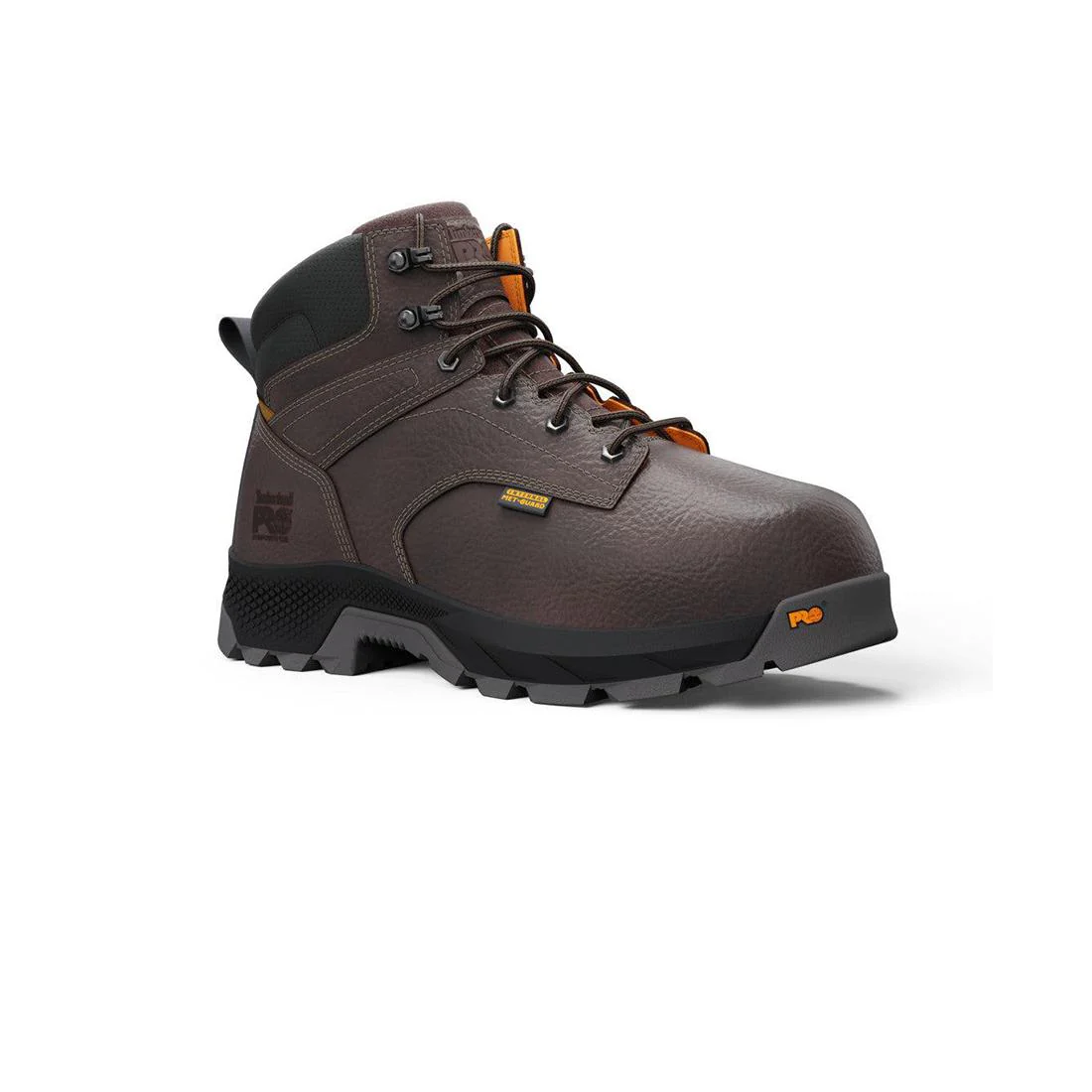 Titan® EV Women's Internal Met Guard 6-Inch Composite-Toe Work Boot Brown - Image 2