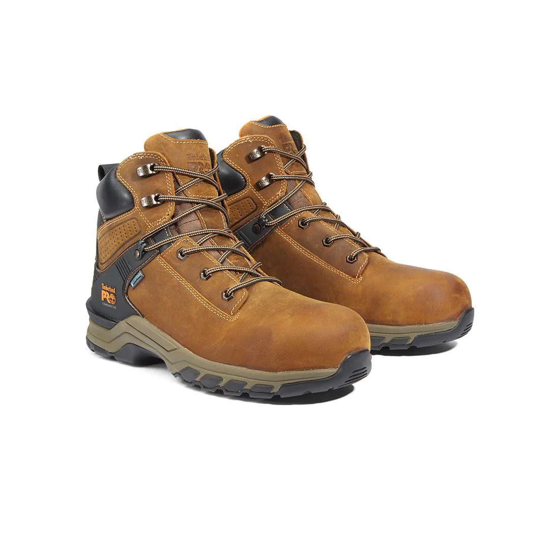 Hypercharge 6-Inch Waterproof Nano-Toe Work Boot Brown - Image 6