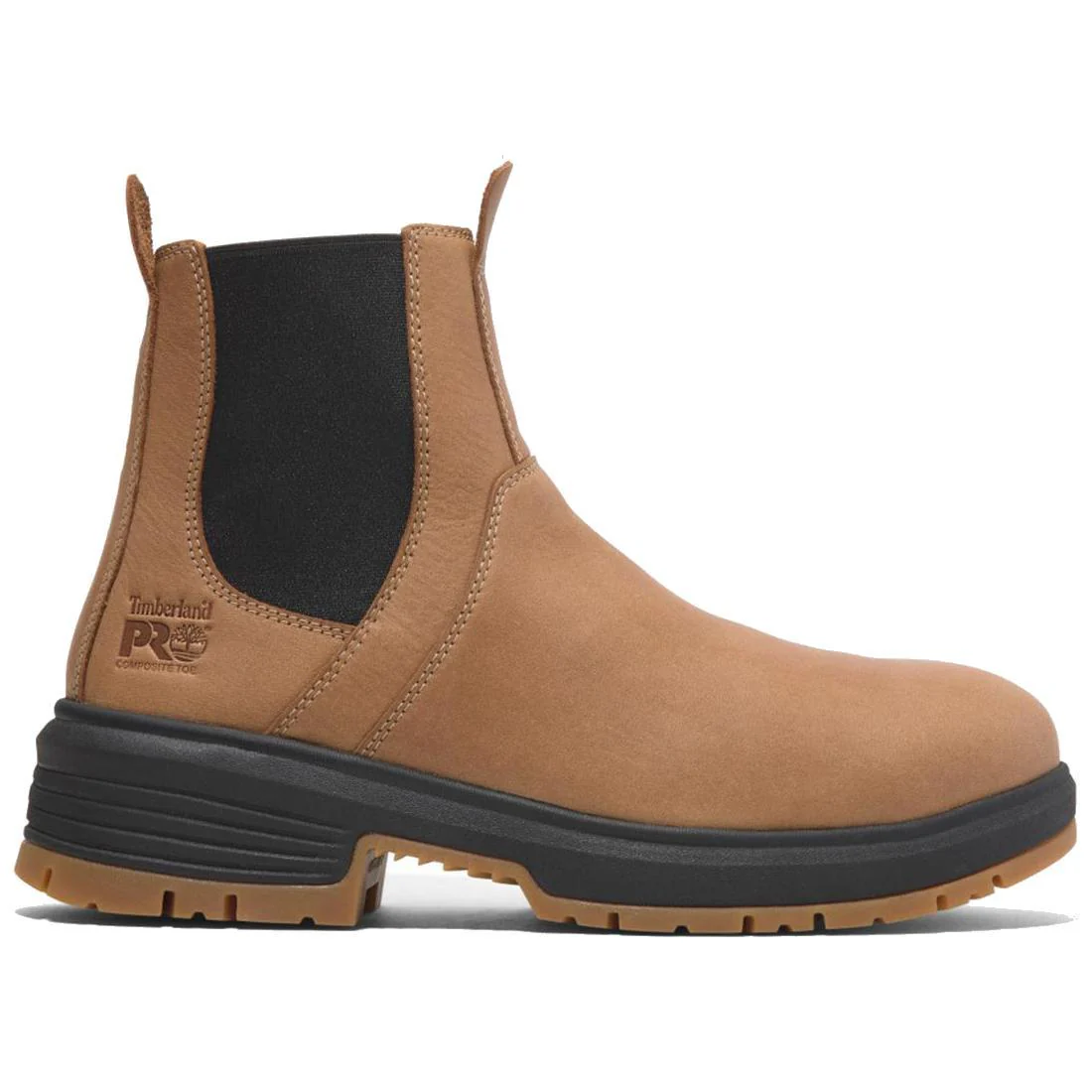 Women's Birchline Composite-Toe Chelsea Boot Full Grain Light Brown