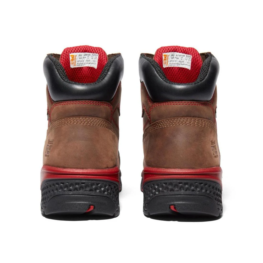 Bosshog 6 Inch Composite-Toe Waterproof PR Work Boot Red Brown - Image 5