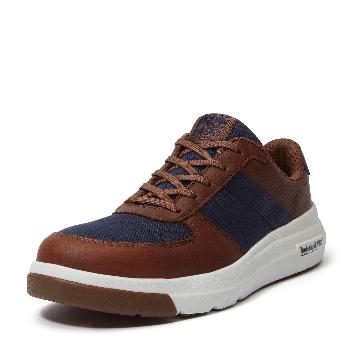 Bridgeport Composite Toe Work Shoes Brown and Black - Image 13