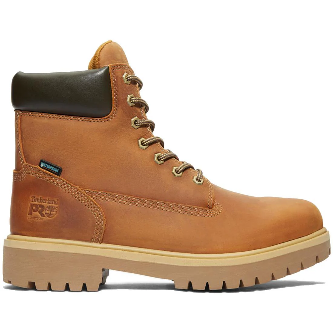 Direct Attach 6 Inch Soft-Toe Waterproof Boot Wheat