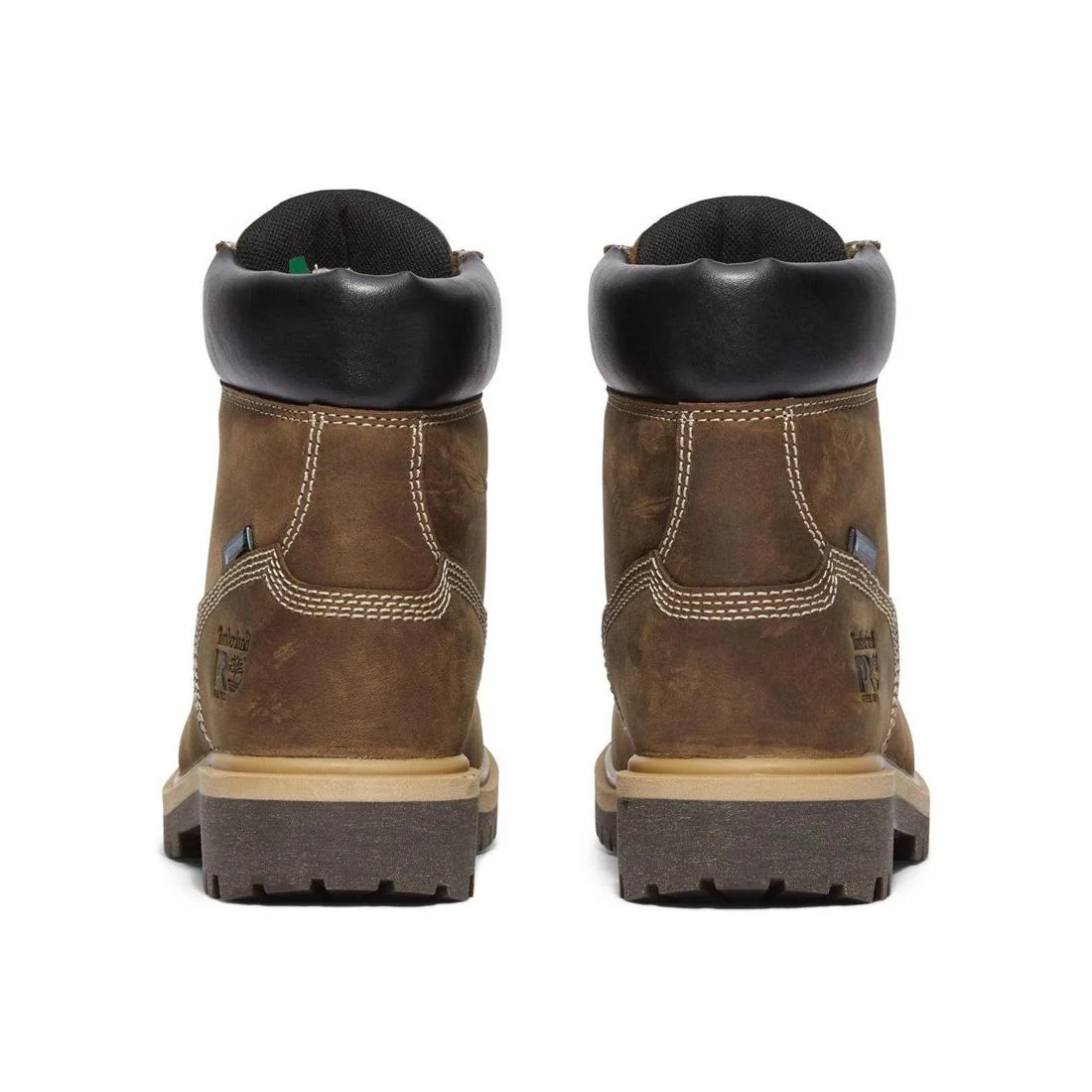 Women's Direct Attach 6 Inch Steel-Toe Waterproof Work Boot Brown - Image 5