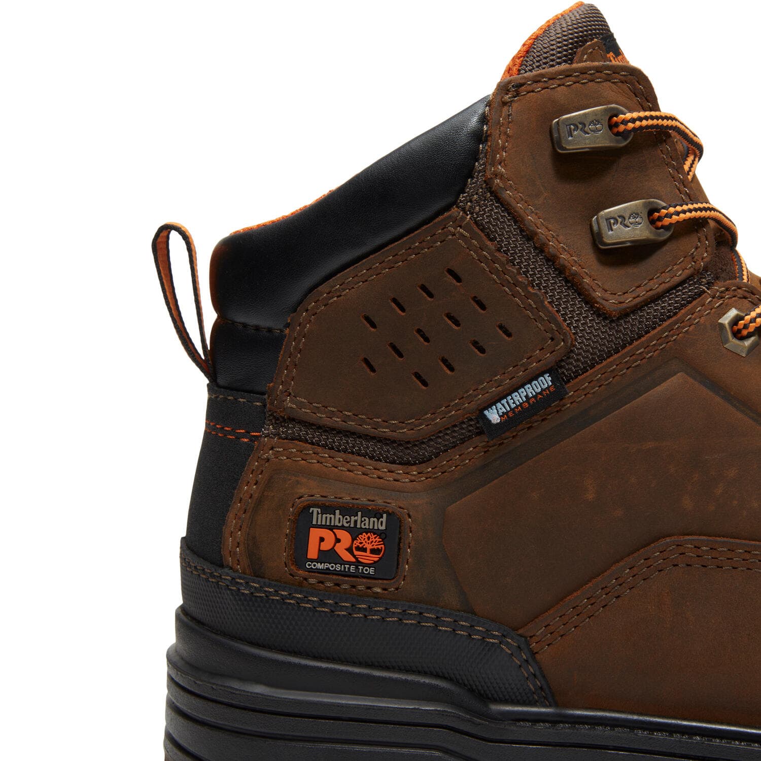 Distiller 6 Inch Composite Toe EH Work Boots Brown and Black - Image 15