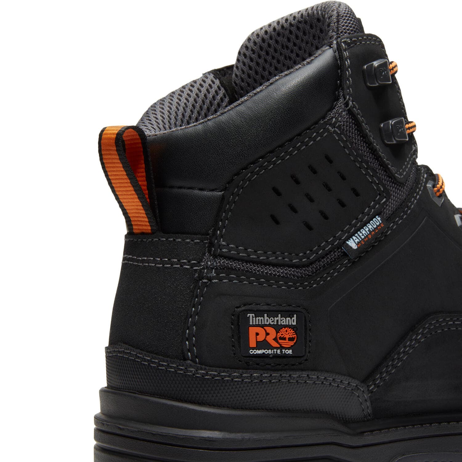Distiller 6 Inch Composite Toe EH Work Boots Brown and Black - Image 7