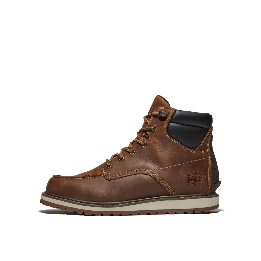 Irvine 6 Inch Soft-Toe Wedge Work Boot Brown - Image 9