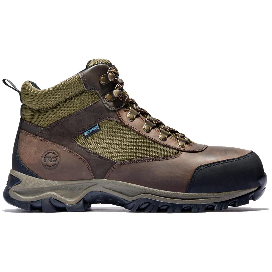 Keele Ridge Steel-Toe Waterproof Work Boot Brown