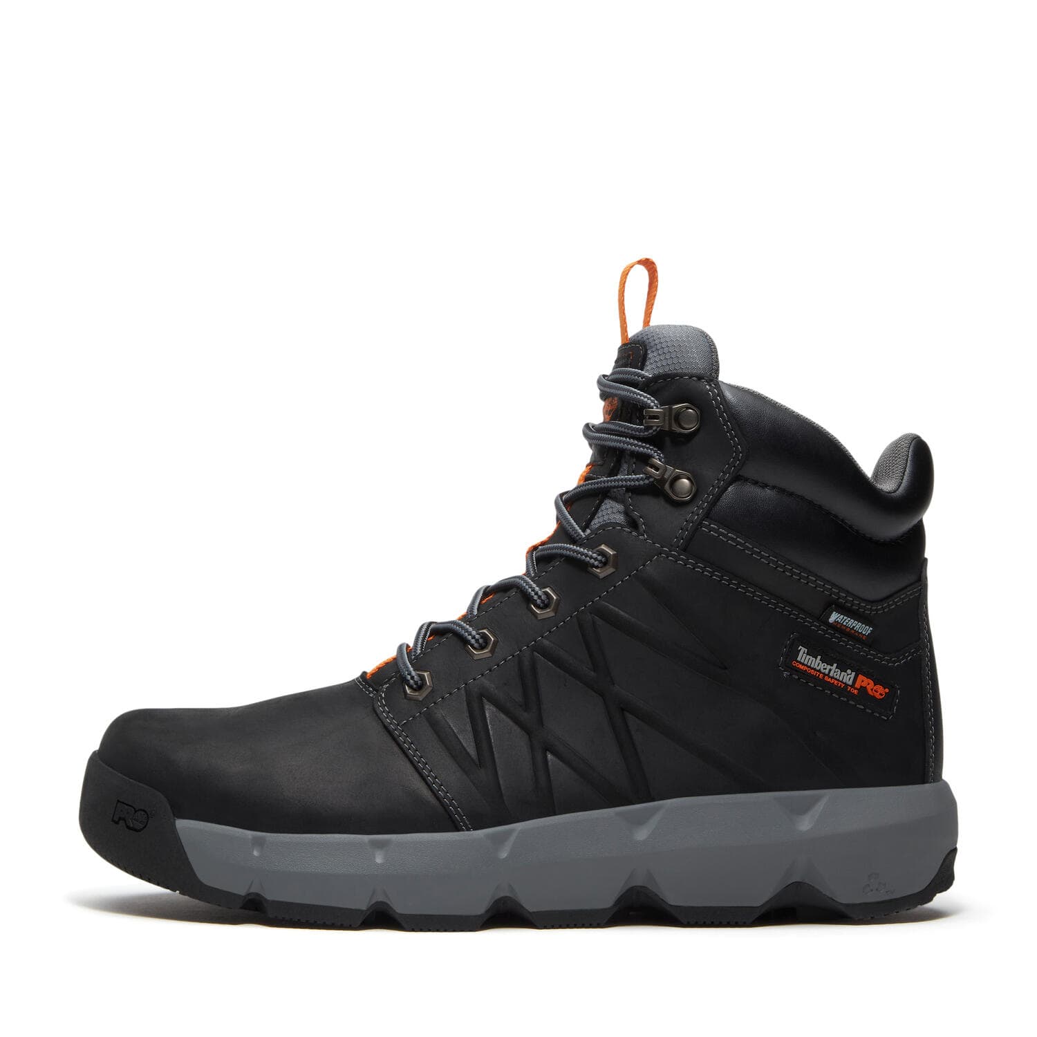 Morphix 6 Inch Composite Toe Waterproof EH Work Boots Black - Image 4