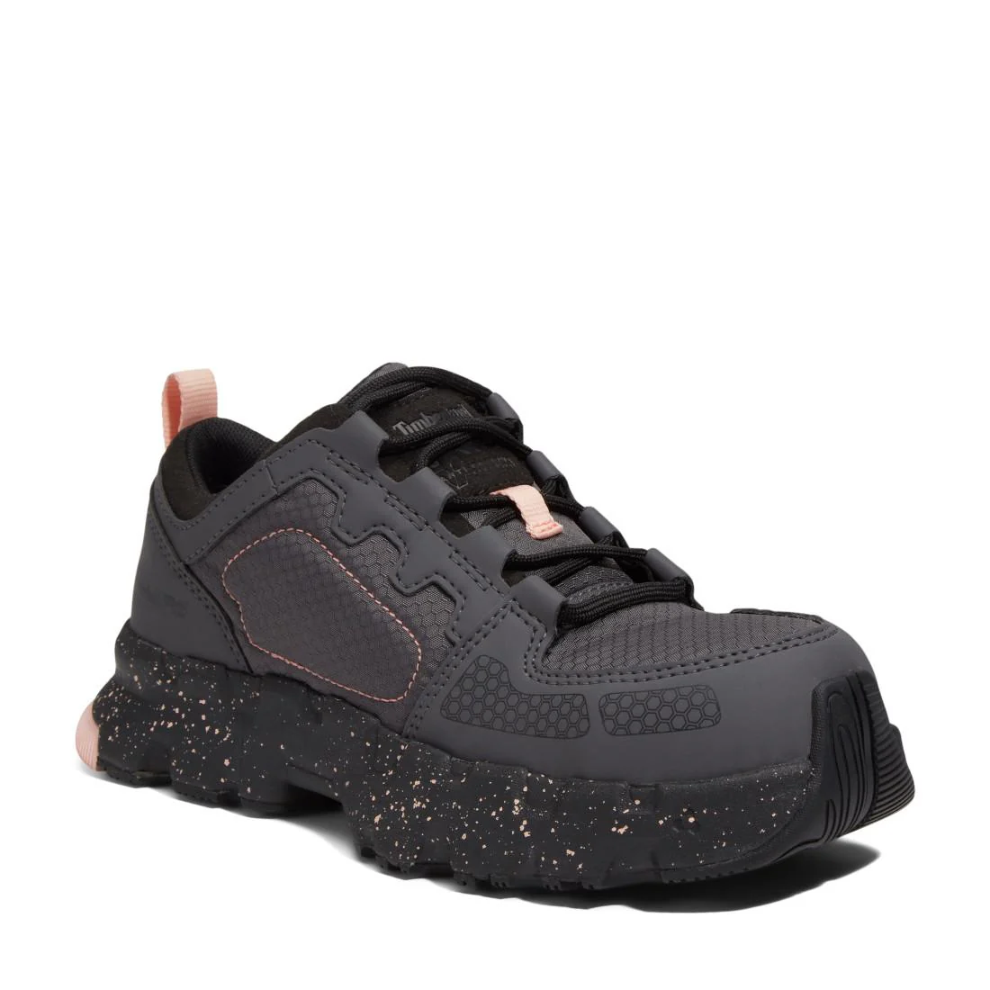 Powertrain EV SD10 Women’s Comp-Toe Work Shoes – Grey And Pink - Image 2