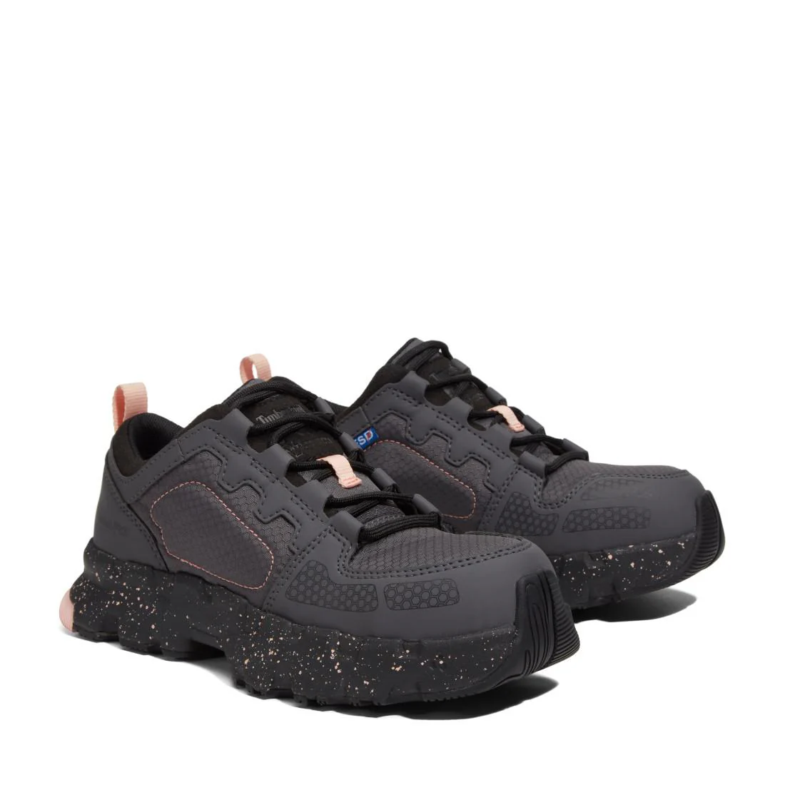 Powertrain EV SD10 Women’s Comp-Toe Work Shoes – Grey And Pink - Image 4