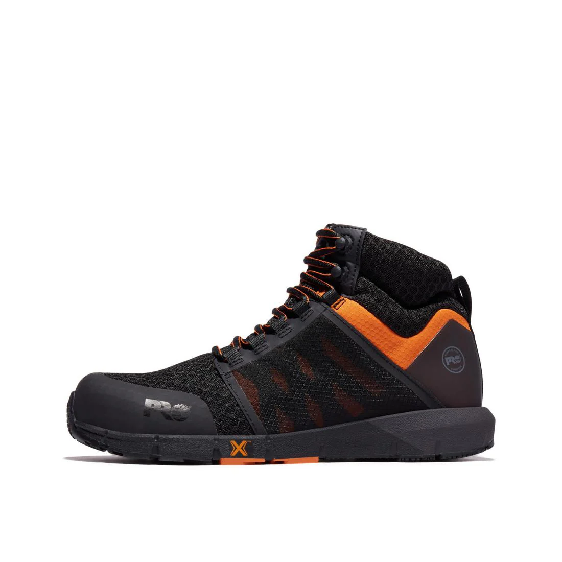Radius Composite-Toe Work Boot Black/Orange - Image 9