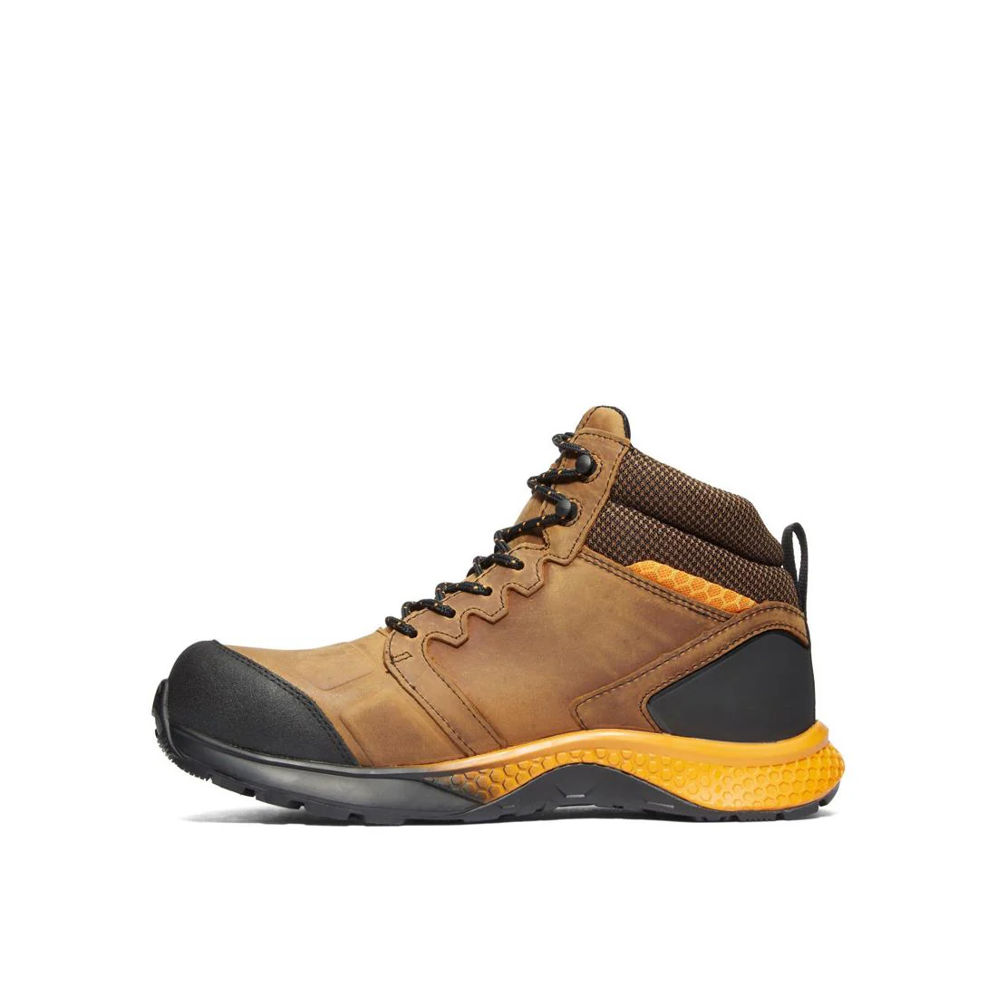 Reaxion Composite-Toe Waterproof Work Boot Brown/Orange - Image 8