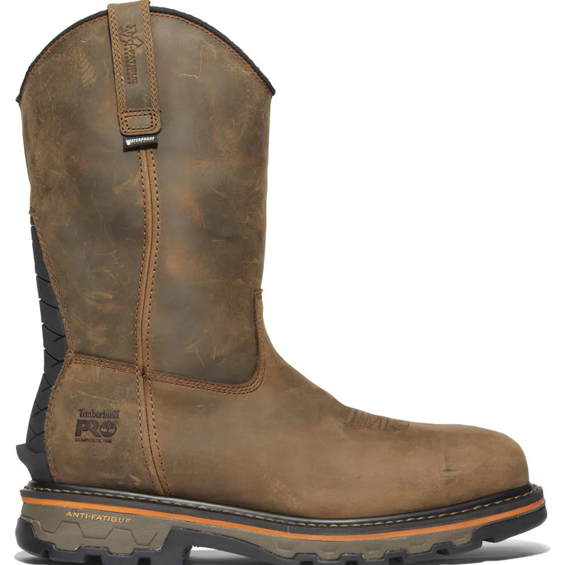 True Grit Composite- Toe Waterproof Pull-On Work Boot Brown