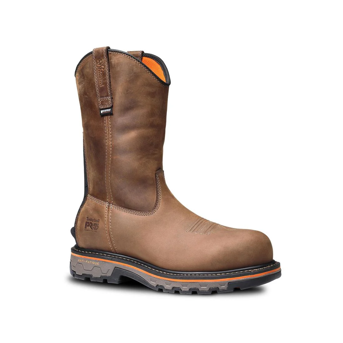 True Grit Composite-Toe Waterproof Pull-On Work Boot Brown Bandit - Image 2