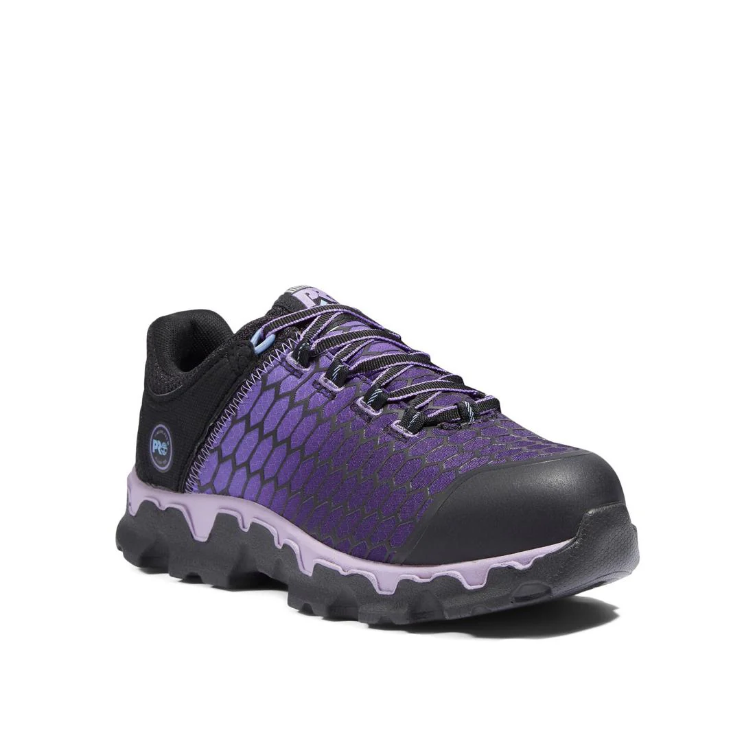 Women's Powertrain Sport Alloy-Toe Work Shoe Black/Purple - Image 2