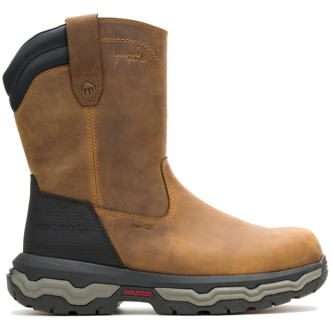 Alpha Infinity WP CarbonMax Waterproof Pull-On Work Boot Dark Coffee