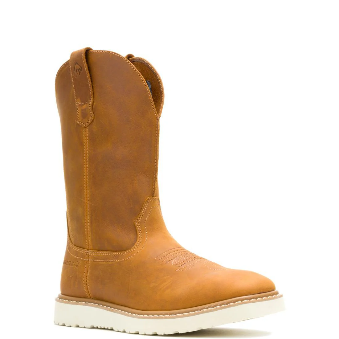 Bronc Wedge Soft-Toe Pull On Work Boot Birch - Image 2