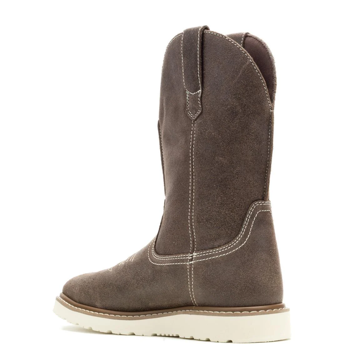 Bronc Wedge Steel-Toe Pull On Work Boot Iron - Image 5
