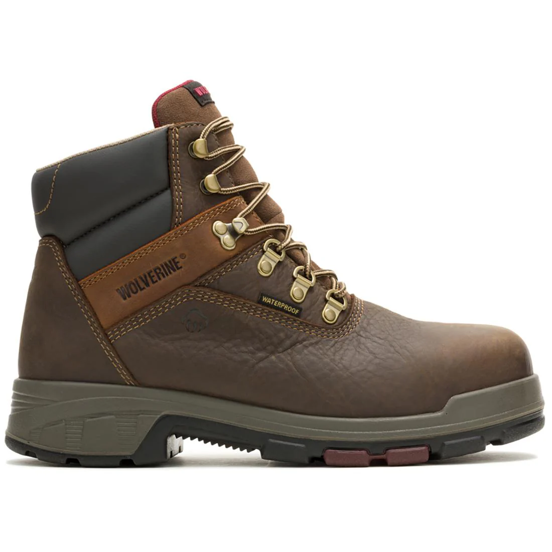 Cabor EPX Waterproof 6" Composite-Toe Work Boot Dark Coffee