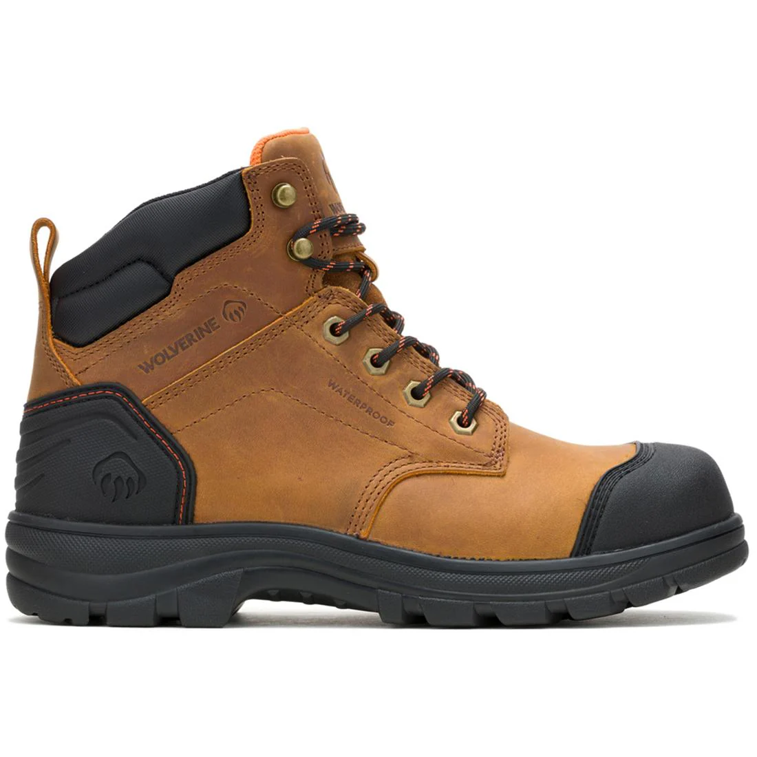 Carlsbad Cap Waterproof Steel-Toe Work Boot Tan