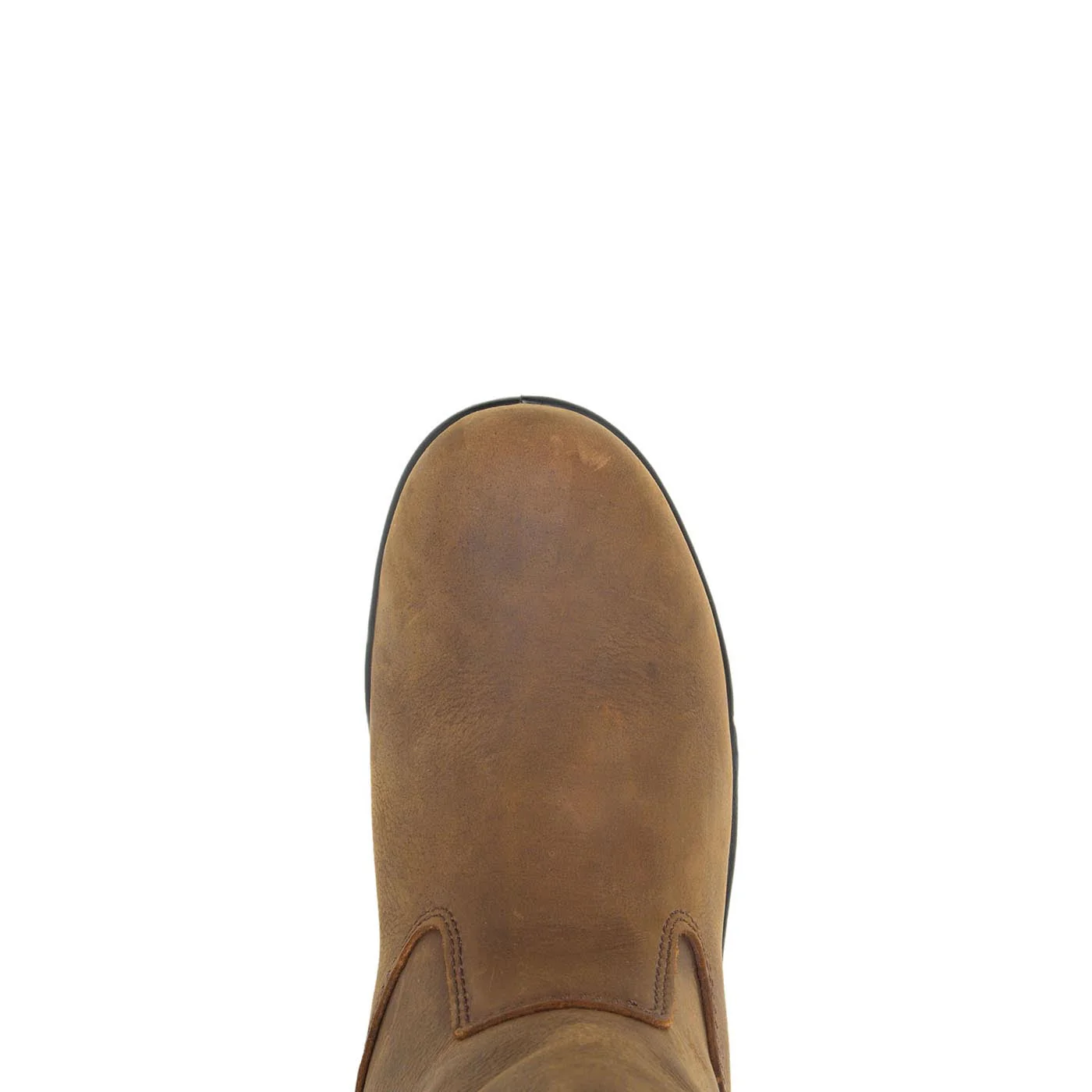 DuraShocks® Waterproof Insulated Steel Toe Pull-On Wellington Work Boot – Brown - Image 4