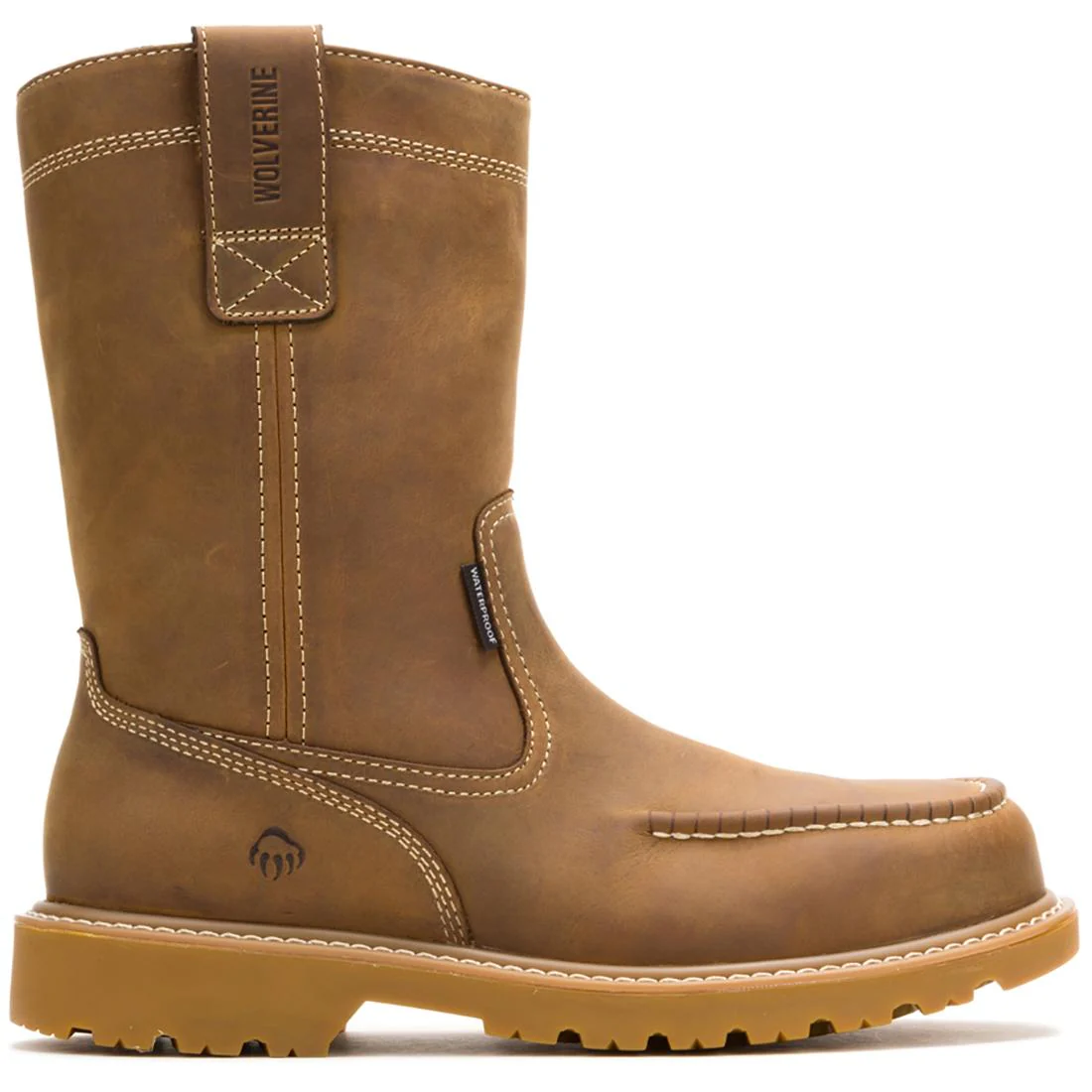 Floorhand Moc-Toe Waterproof Pull-On Work Boot