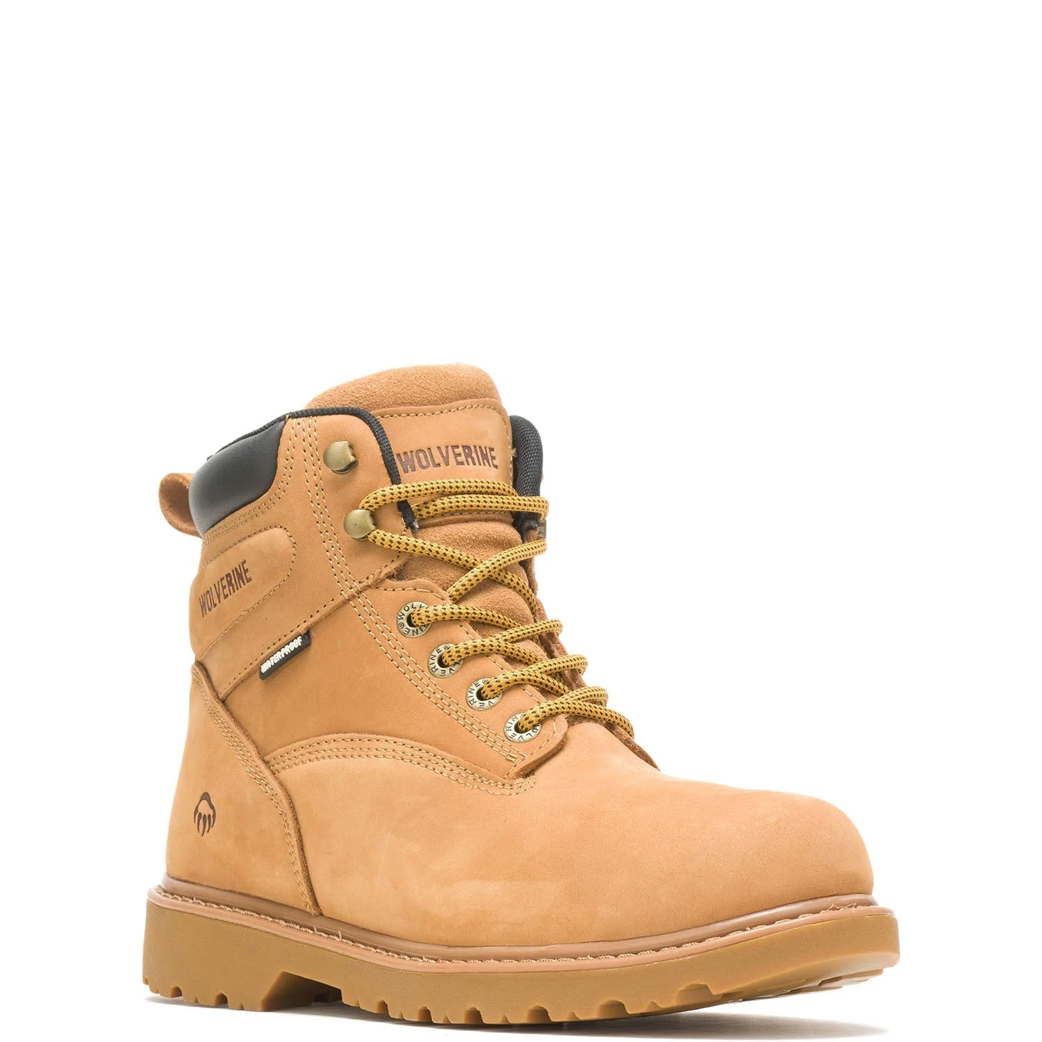 Floorhand Waterproof 6" Steel-Toe Work Boot Wheat - Image 2
