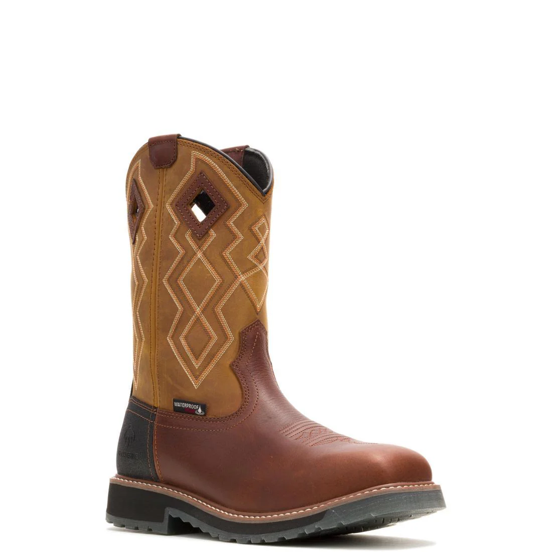 Rancher Pro Hyprest WP Nano-Toe Pull-On Wellington Work Boot Cashew - Image 2