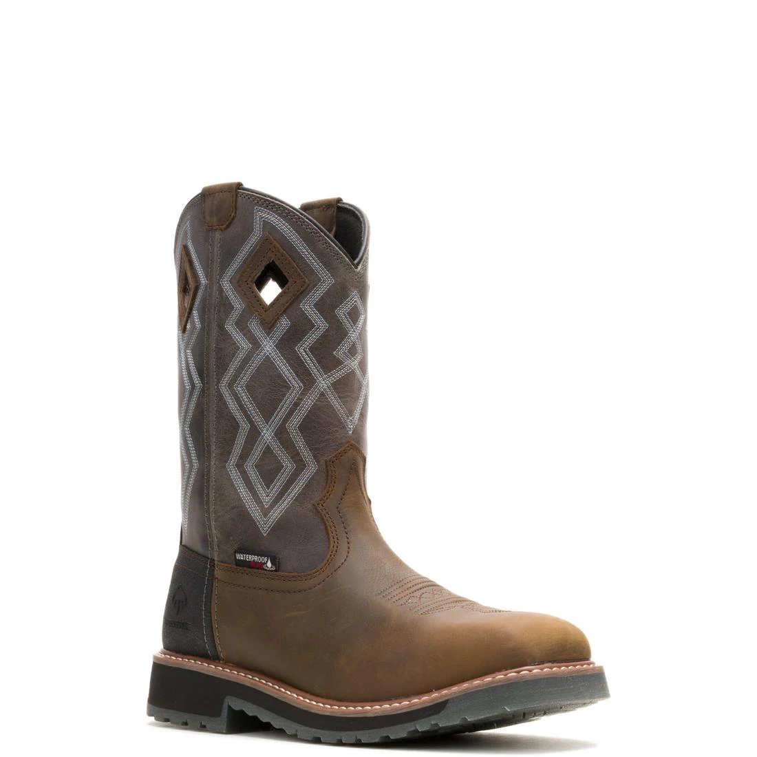 Rancher Pro Hyprest WP Nano-Toe Pull-On Wellington Work Boot Titanium - Image 2