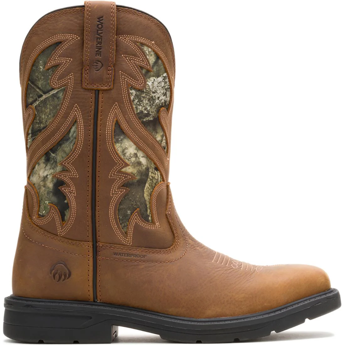 Rancher Camo WP Steel-Toe Pull-On Work Boot Camo