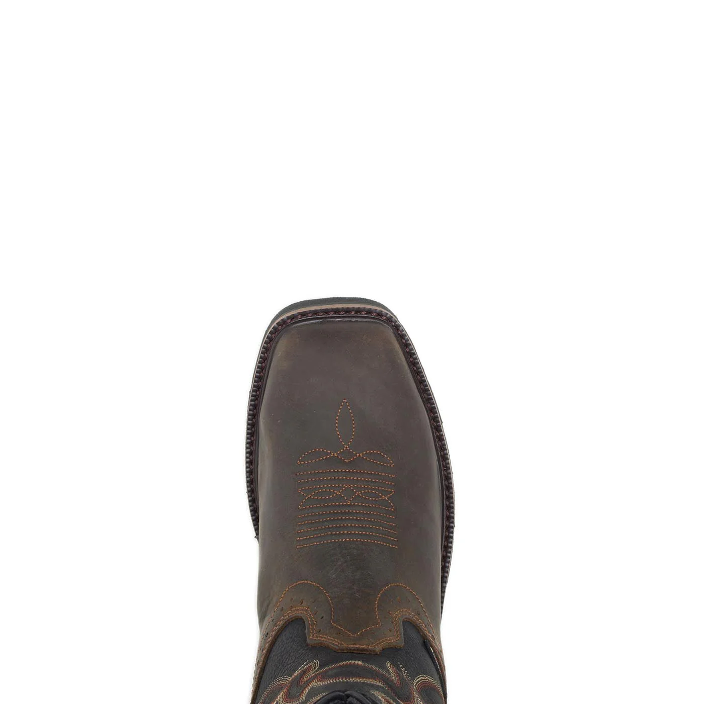 Rancher Soft-Toe Waterproof Pull-On Wellington Work Boot Black/Brown - Image 5