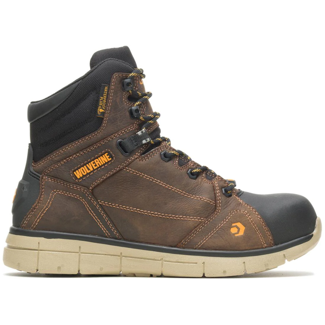 Rigger Waterproof CarbonMax Work Boot Brown