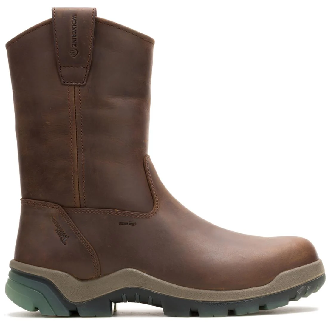 Vantage Hyprest WP CarbonMax Pull-On Work Boot Brown